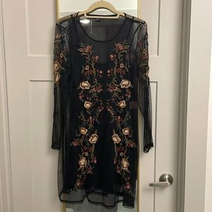 American Eagle Embroidered Dress